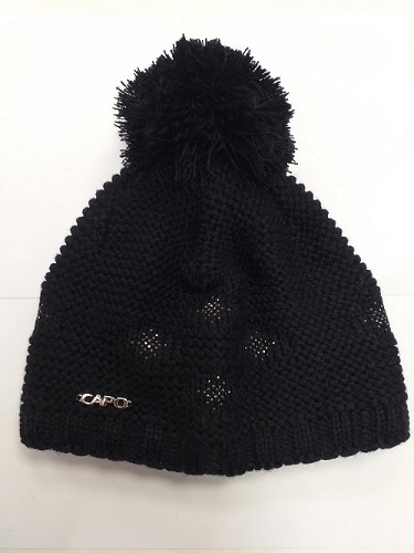 Шапка CAPO Knitted Cap pomp+strass W 939-320
